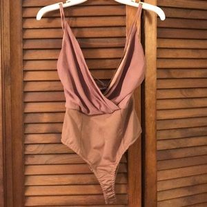 NWT brown bodysuit